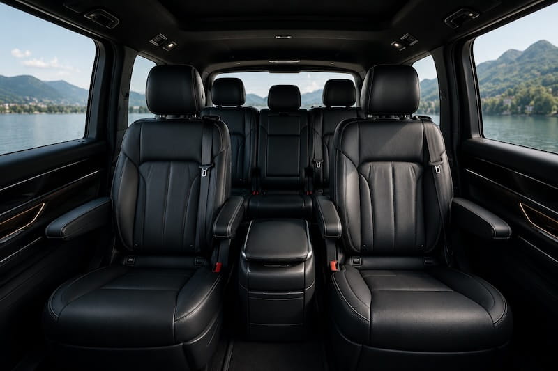 Intérieur voiture - VTC Annecy